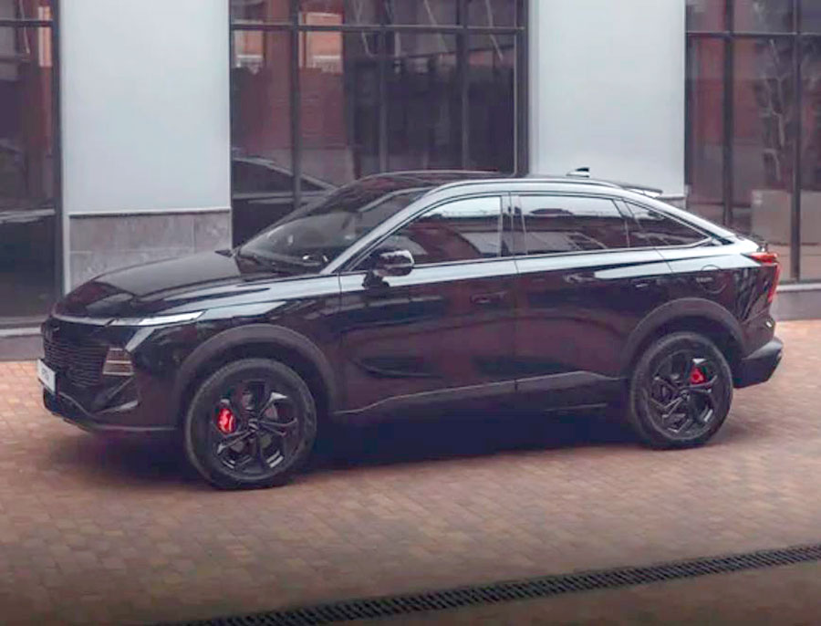 Скоро в российские автосалоны поступит стильный купеобразный кроссовер нового поколения Haval F7x 2026