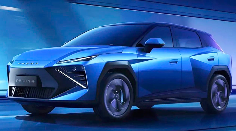 Omoda 4: новый кроссовер в стиле Lamborghini дебютирует в Пекине
