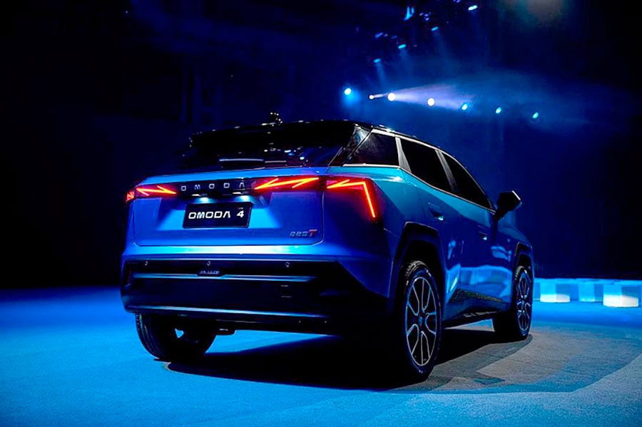 Omoda 4: новый кроссовер в стиле Lamborghini дебютирует в Пекине