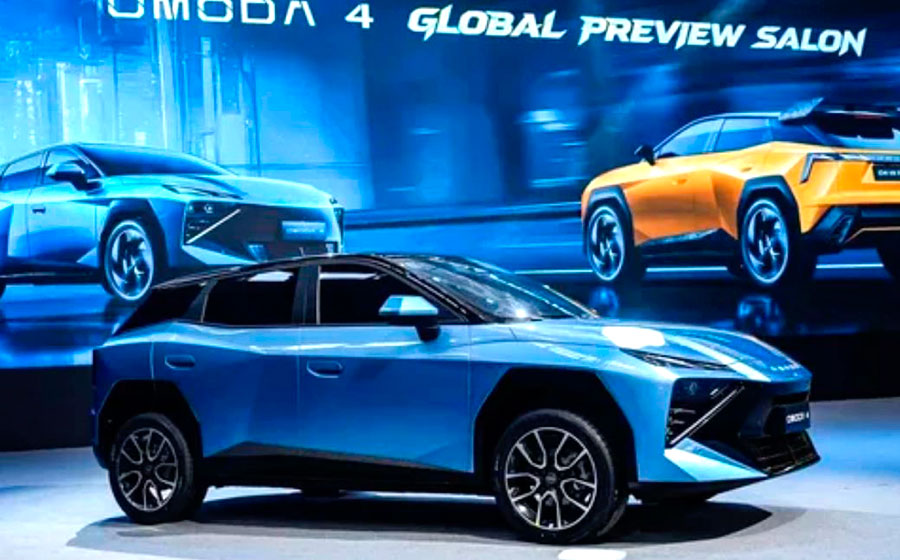 Omoda 4: новый кроссовер в стиле Lamborghini дебютирует в Пекине