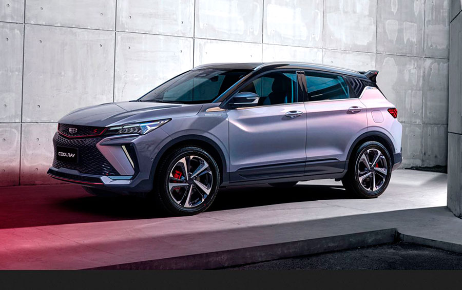 В апреле или мае стартуют продажи Geely Coolray 2026 с новым мотором и улучшенным оснащением