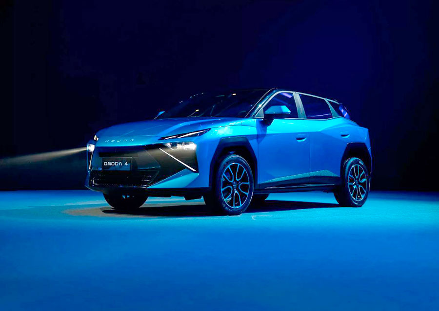 Omoda 4: новый кроссовер в стиле Lamborghini дебютирует в Пекине