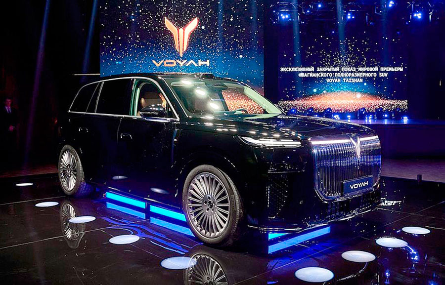 Кроссовер Voyah Taishan скоро поступит в салоны российских дилеров