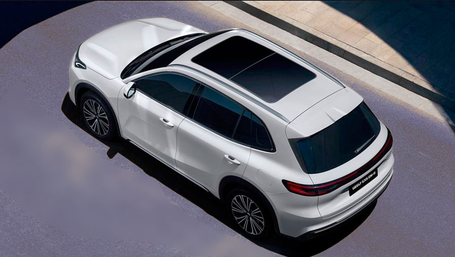 Цены и комплектации последовательного гибрида Geely EX5 EM-R для России