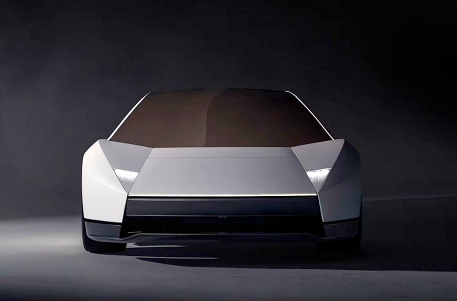 Шоу Tesla Roadster: спорткар перепрыгивает автомобили и вращается в воздухе