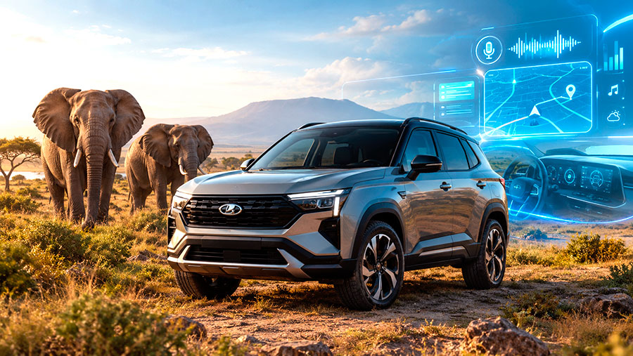 LADA Azimut 2026 года: что объединяет кроссовер, слонов и Сбер?
